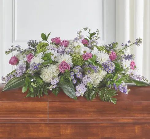 Meadows of Serenity Casket Spray