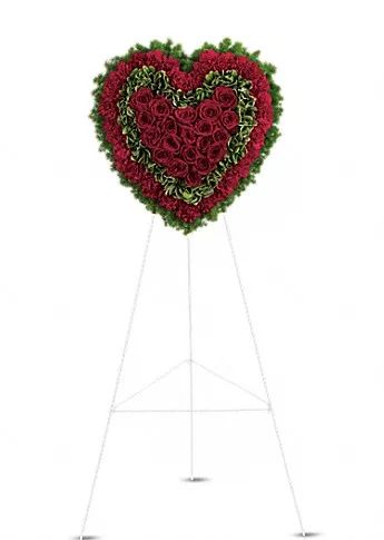 Majestic Heart Standing Spray
