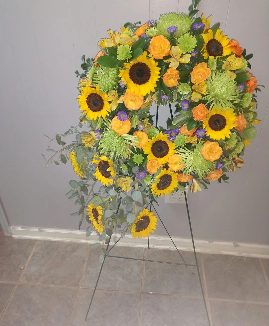 Sunflower Wreath - Custom Design