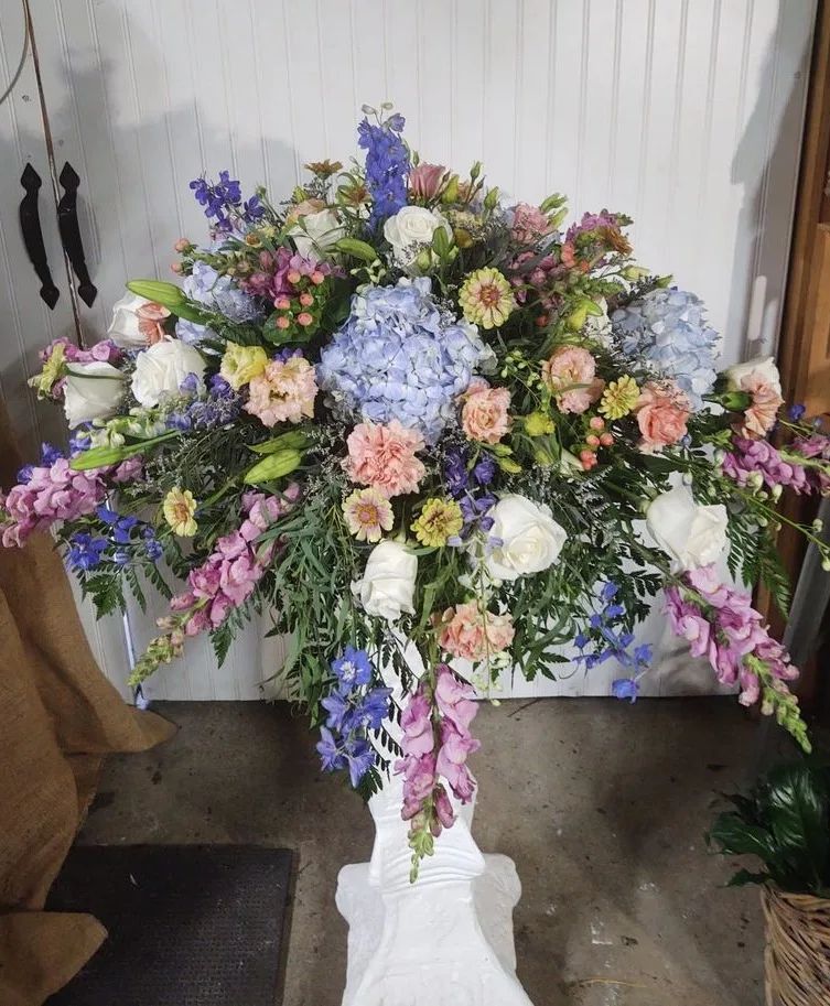 Gardeners Casket Cover Sympathy Tribute