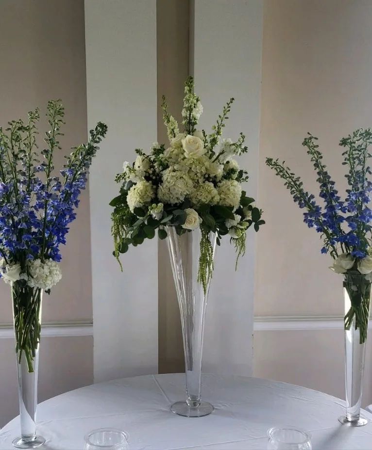 Food Table Centerpieces Reception Ceterpieces