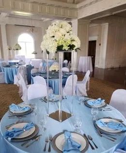 On Cloud 9 Tall Reception Ceterpieces