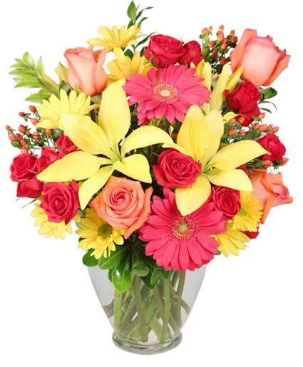 Bring On The Happy Vase of Flowers Bring On The Happy Vase of Flowers