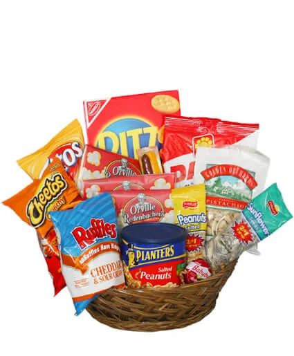 SALTY SNACKS BASKET Gift Basket