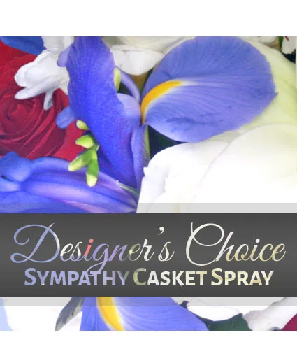 Sympathy Casket Spray Designer's Choice Sympathy Casket Spray Designer's Choice