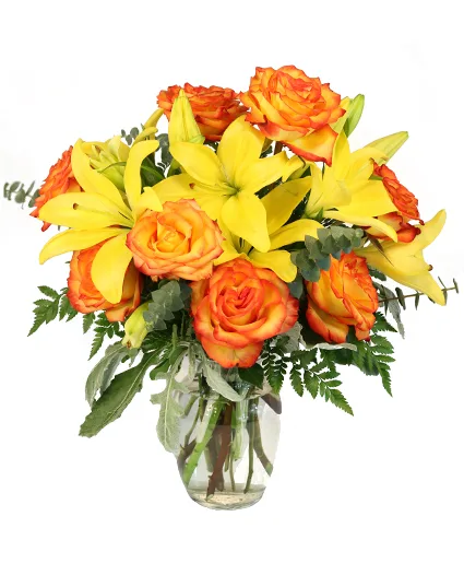 Vivid Amber Bouquet of Flowers Vivid Amber Bouquet of Flowers