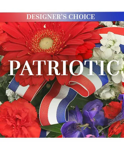 Patriotic Florals Designer's Choice Patriotic Florals Designer's Choice