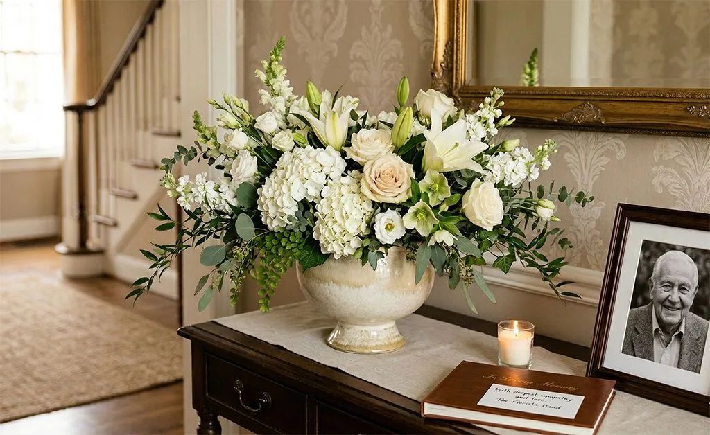 Florist’s Choice Funeral Flower Arrangement
