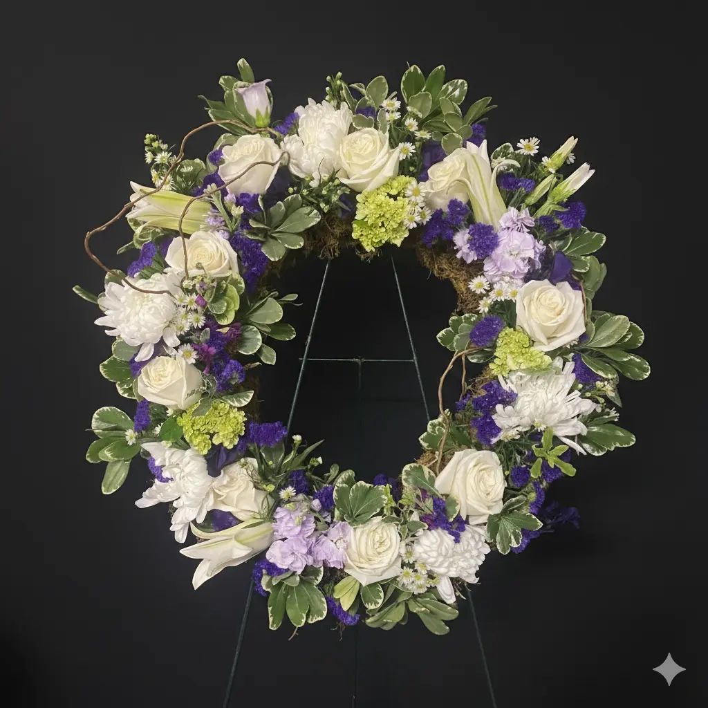 Serene Elegance Wreath