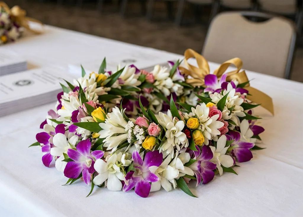 Florist’s Choice Graduation Lei