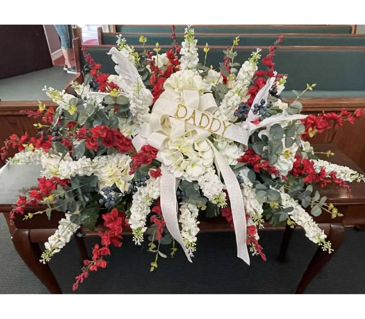 Flashy Casket Spray Flashy Casket Spray