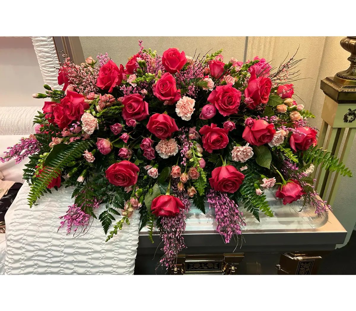 Rose Casket Spray Rose Casket Spray