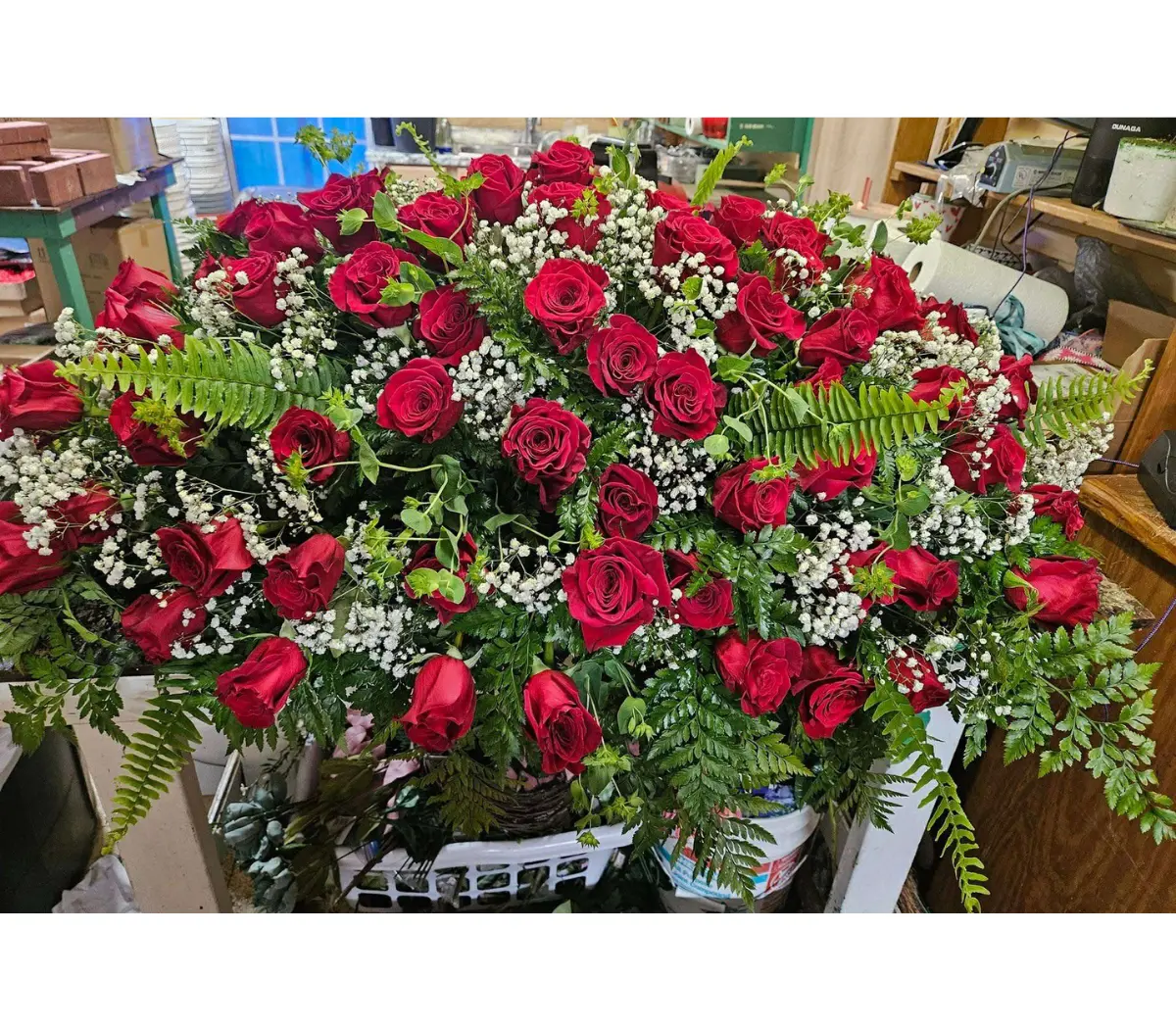 Rose Casket Spray Rose Casket Spray