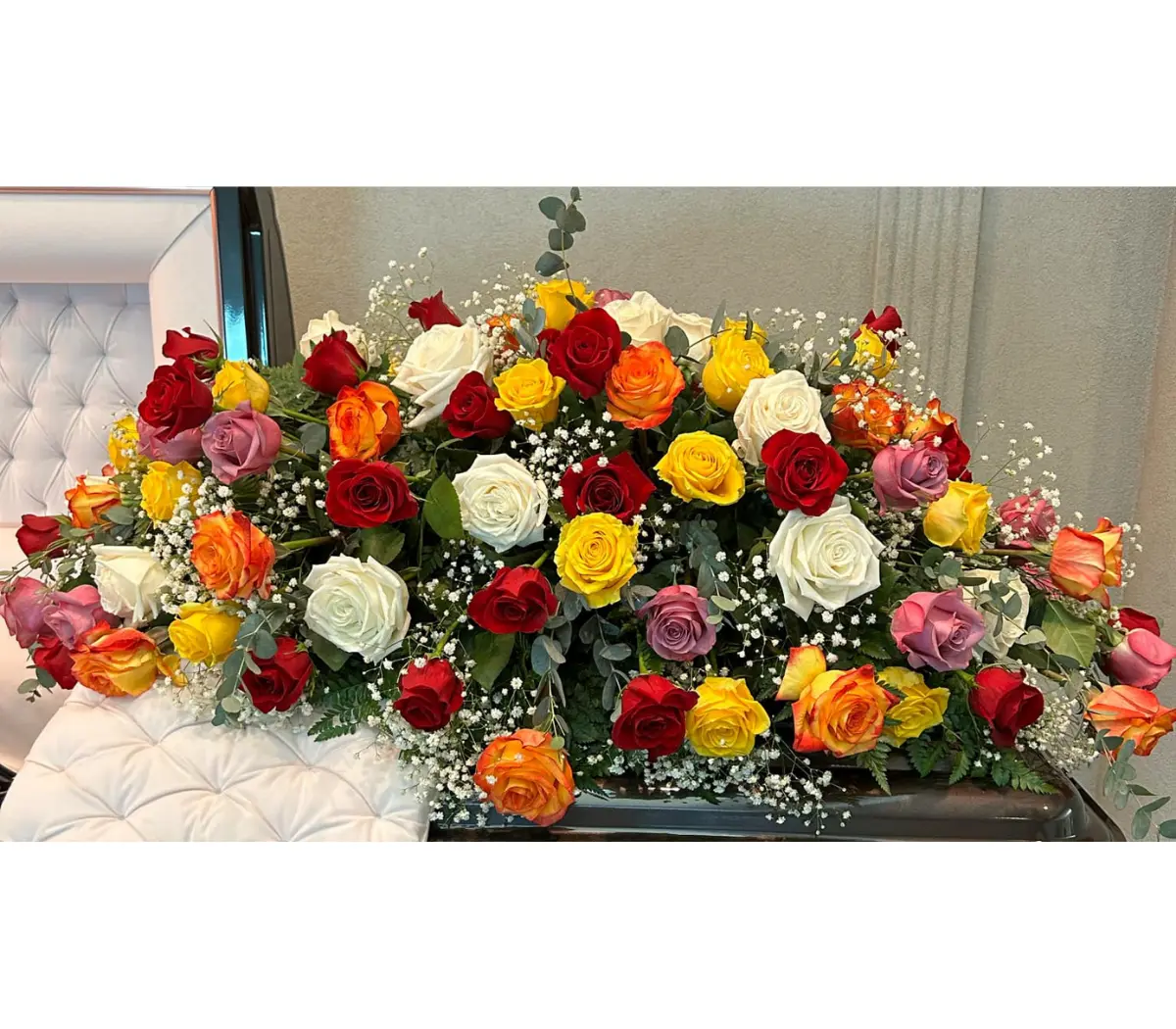 Rose Casket Spray Rose Casket Spray