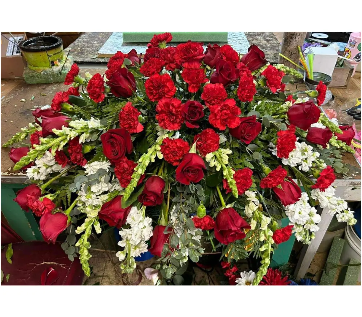 Rose Casket Spray Rose Casket Spray