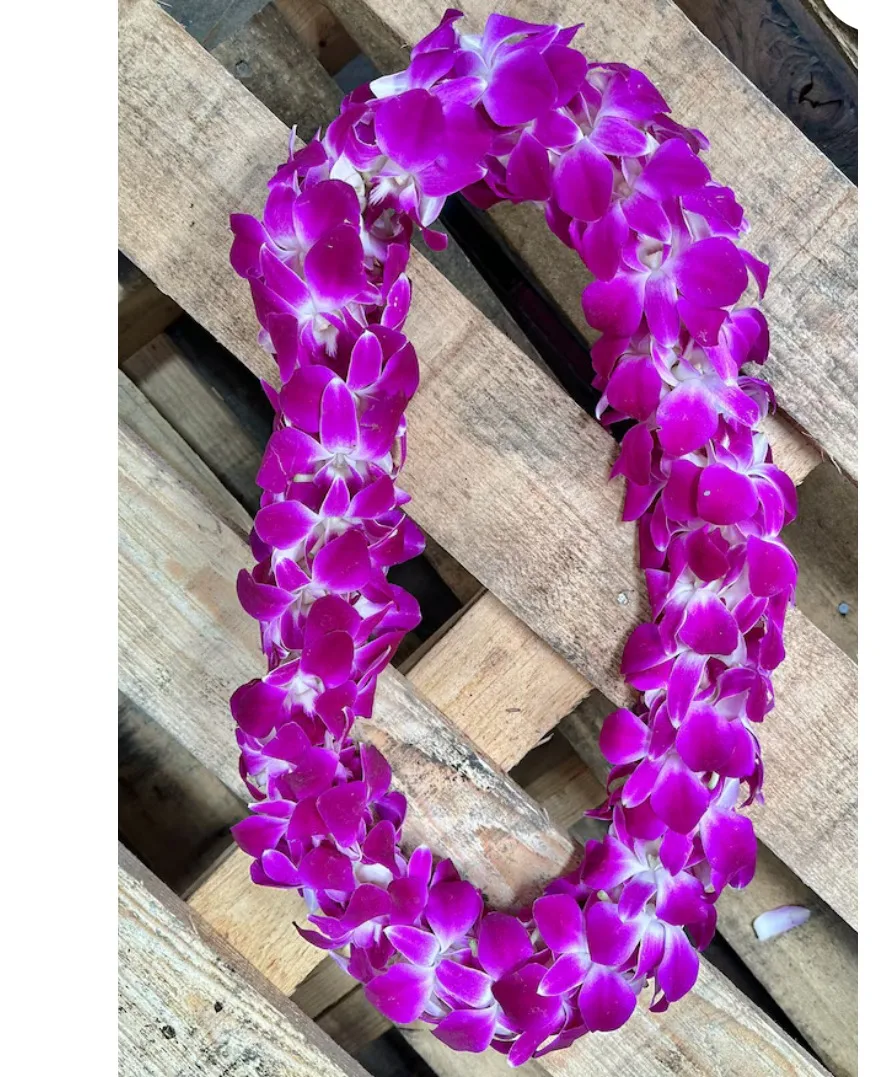 Orchid Lei ( Purple or Lavander ) Orchid Lei ( Purple or Lavander )