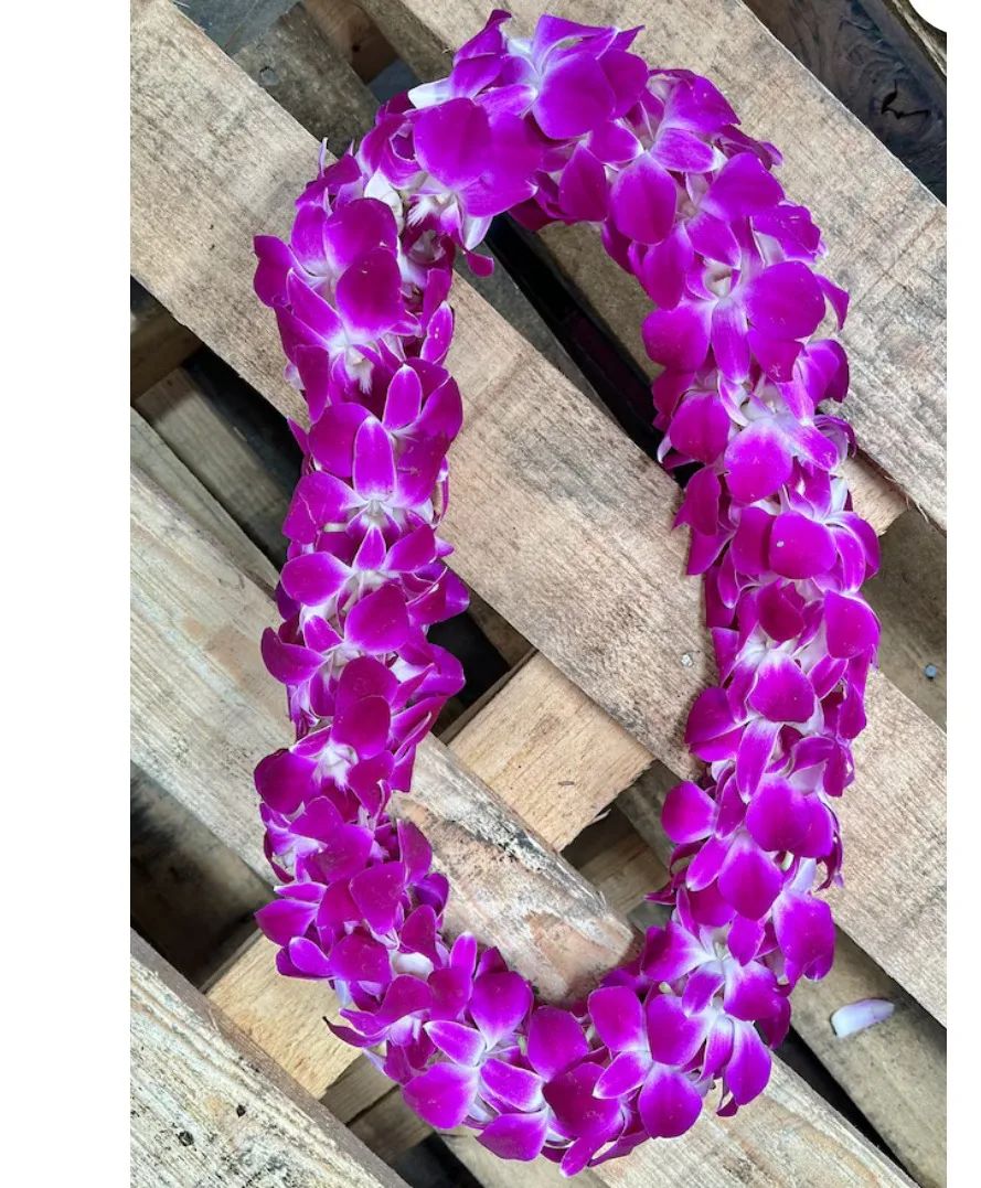 Orchid Lei ( Purple or Lavander )