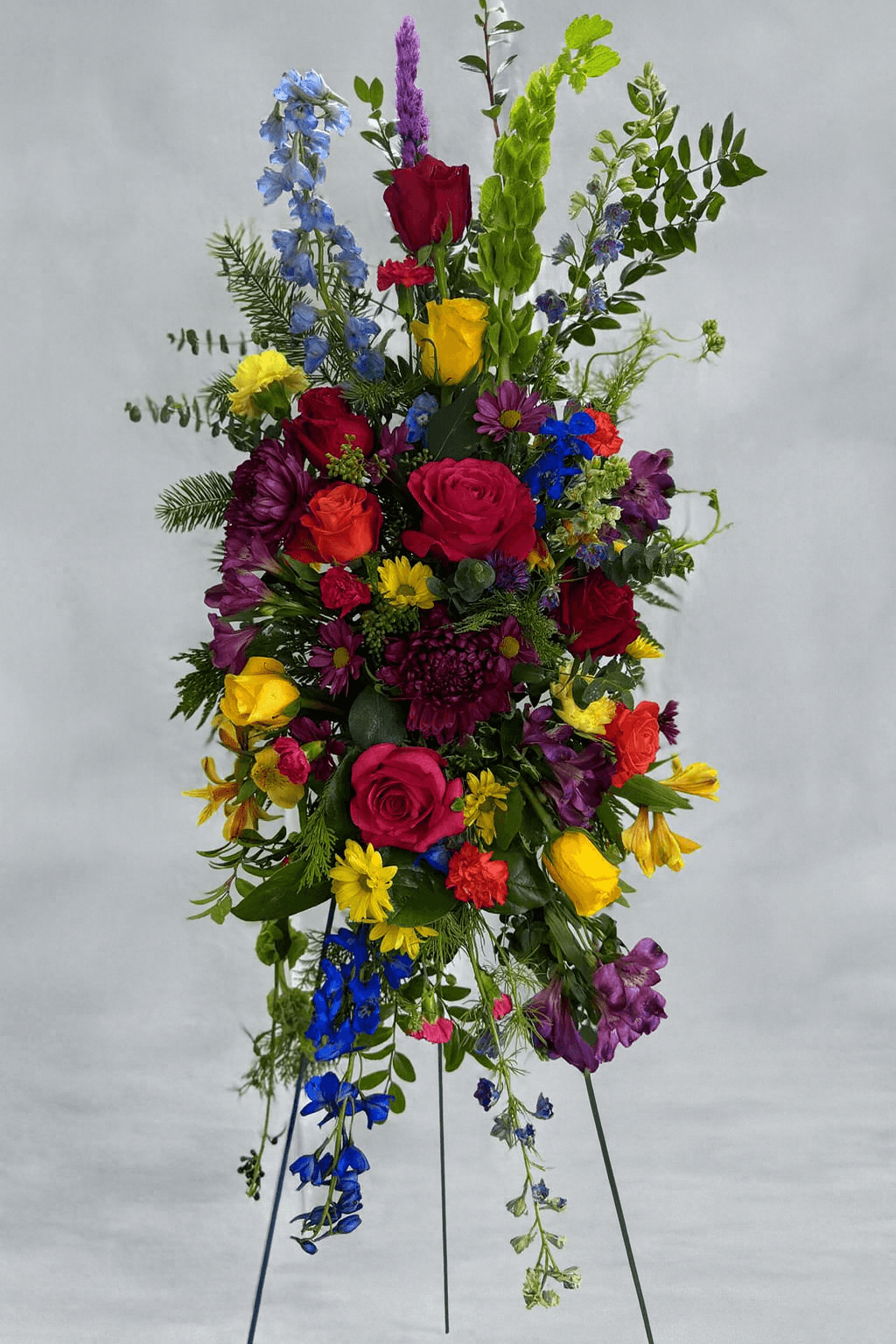 Brightly colored easel