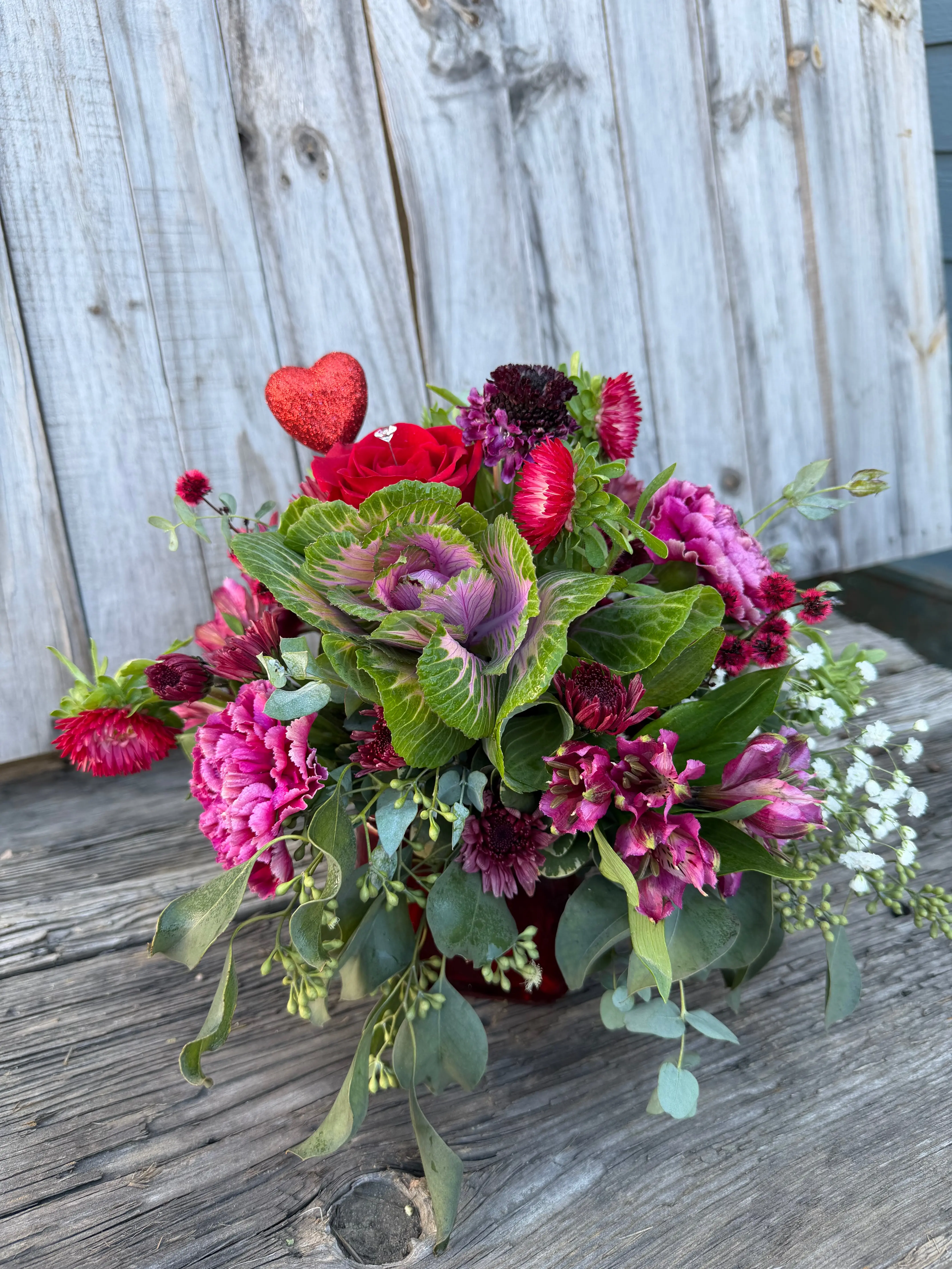 Purple Valentine cube Purple Valentine cube