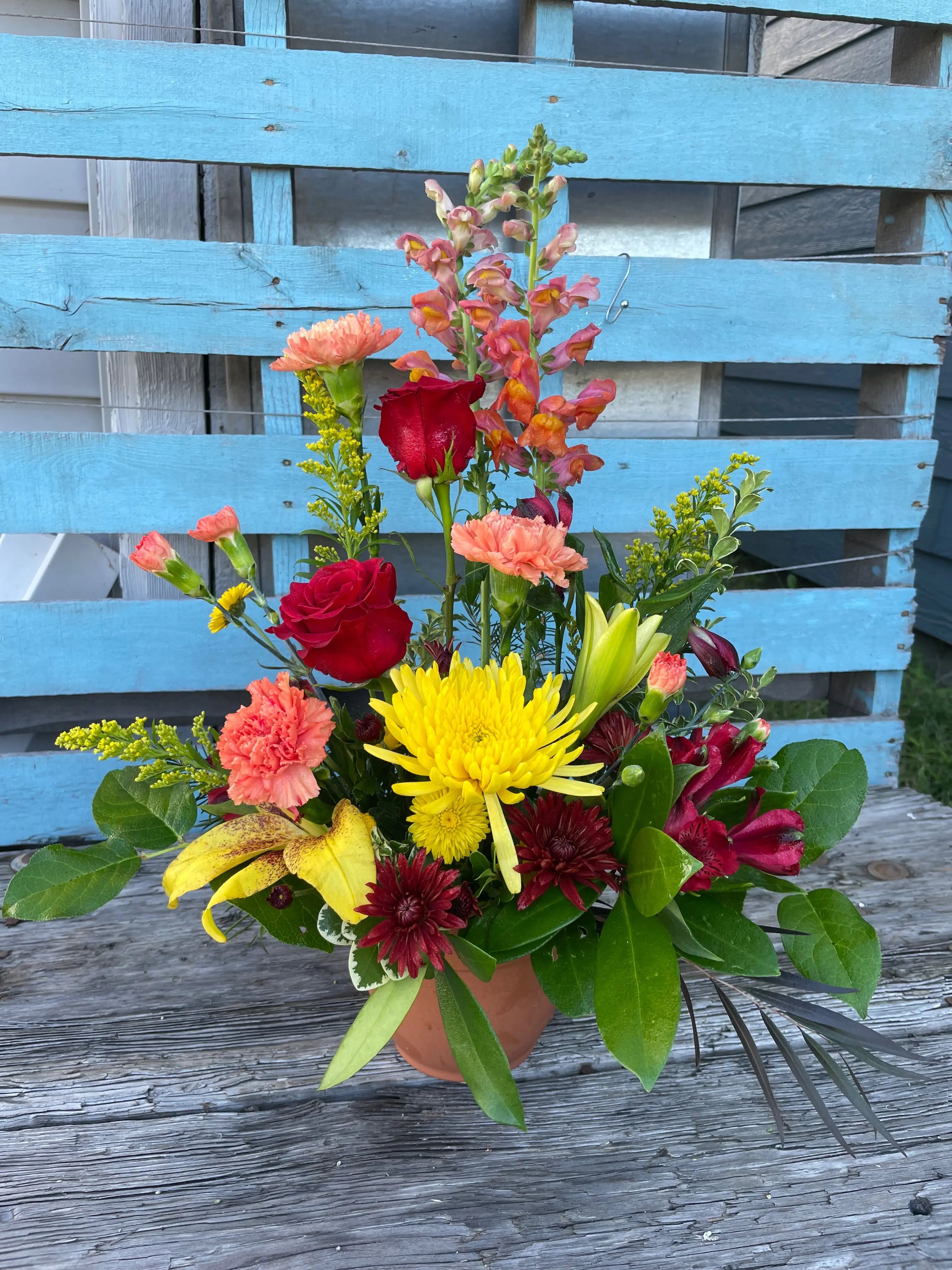 Red orange and yellow sympathy