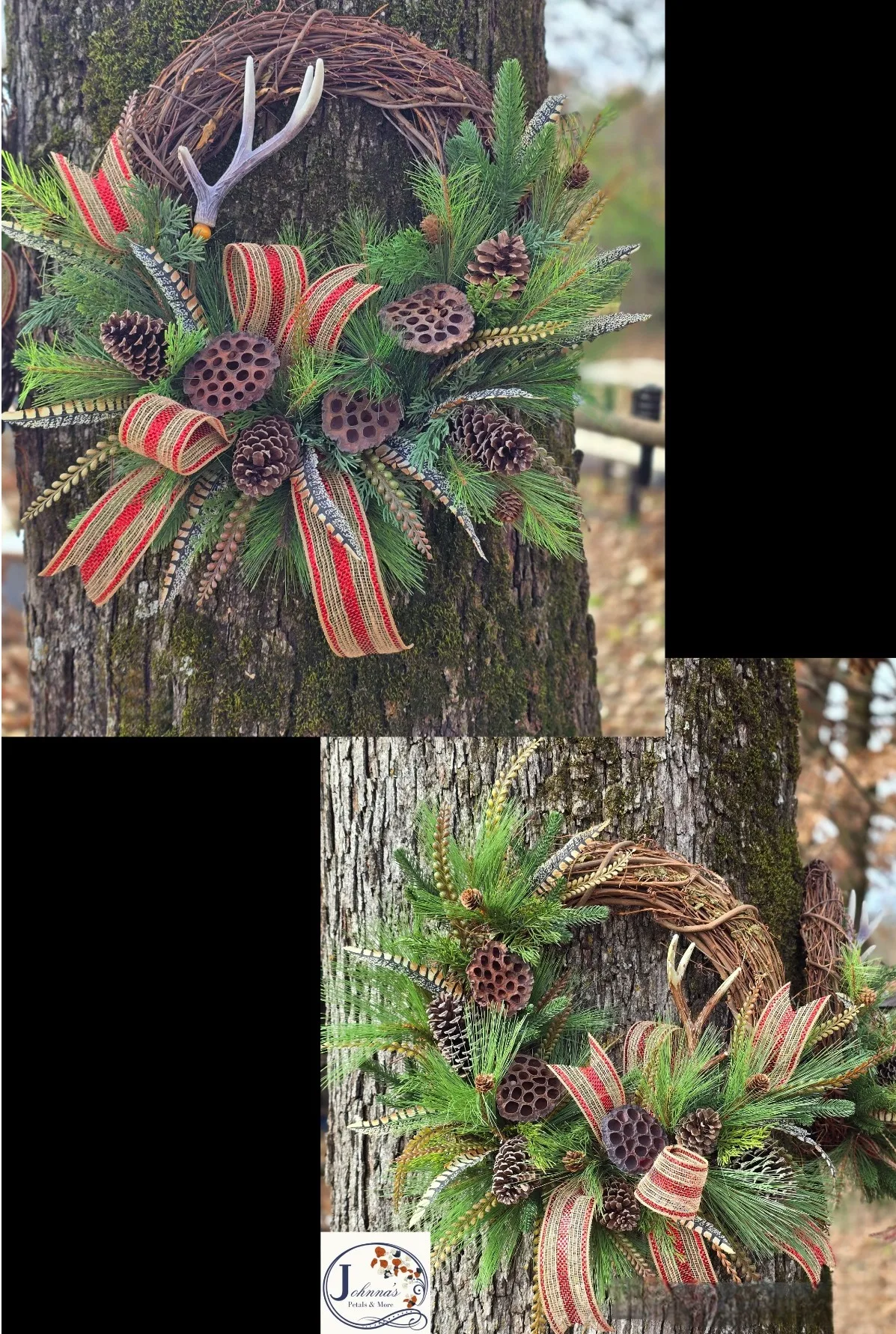 Rustic Christmas Grapevine Wreaths Rustic Christmas Grapevine Wreaths