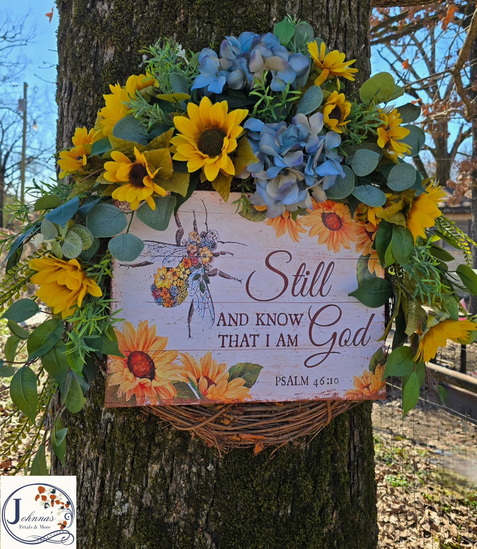 'Be still and know that I am God' Grapevine w 'Be still and know that I am God' Grapevine w