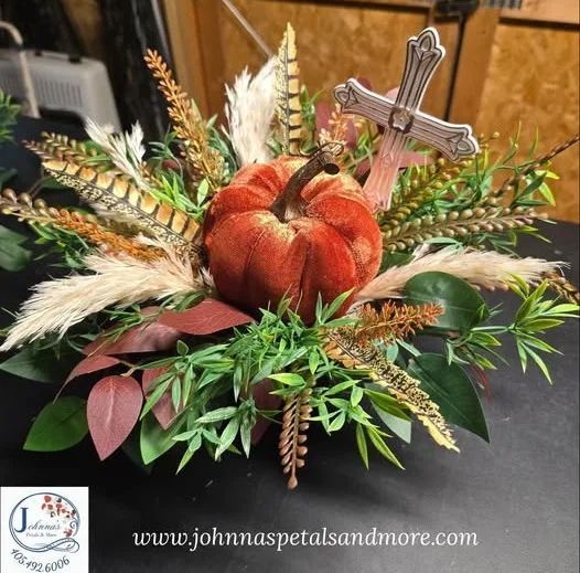 Silk Pumpkin Arrangement