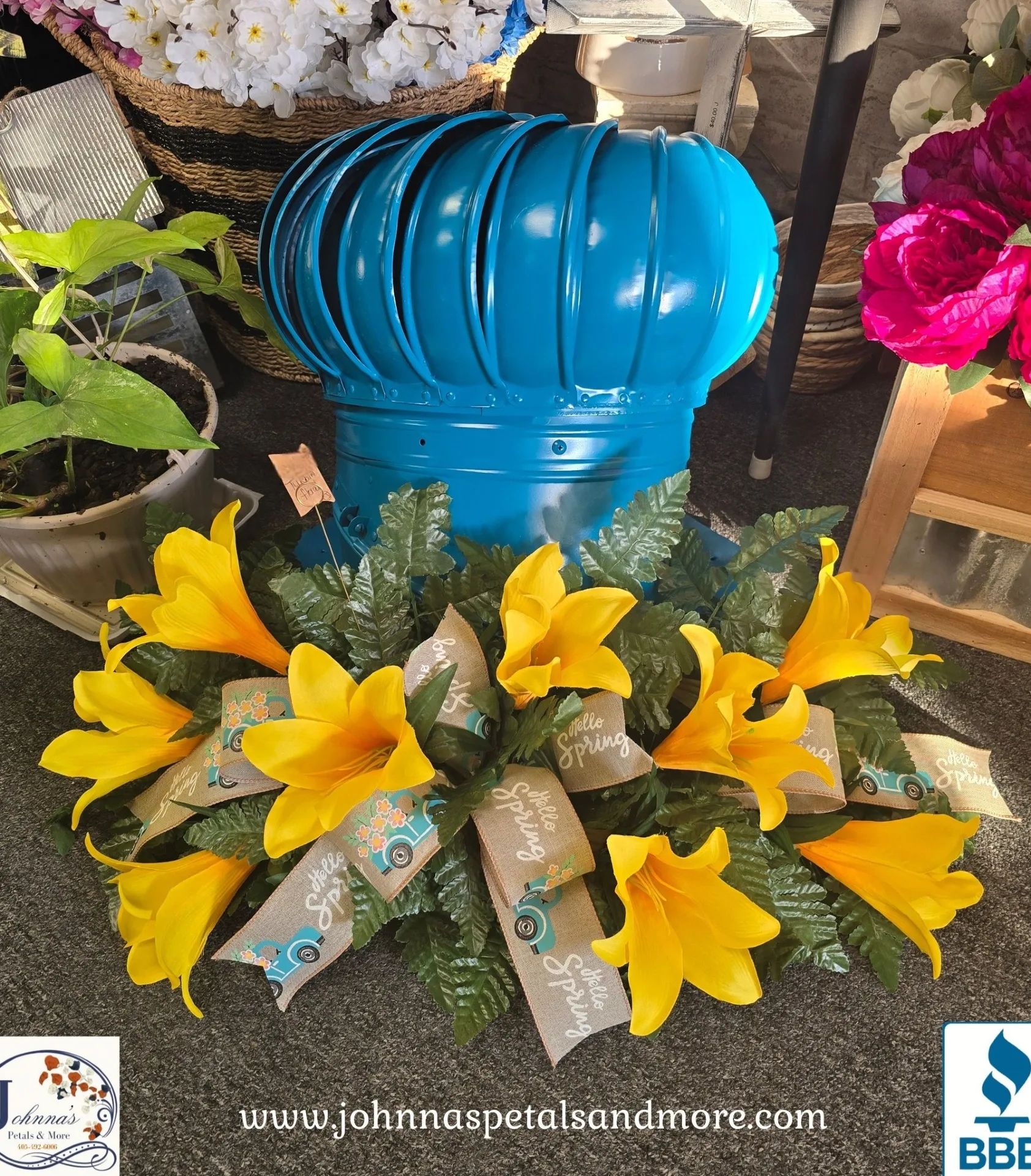 Hello Spring Silk Arrangement