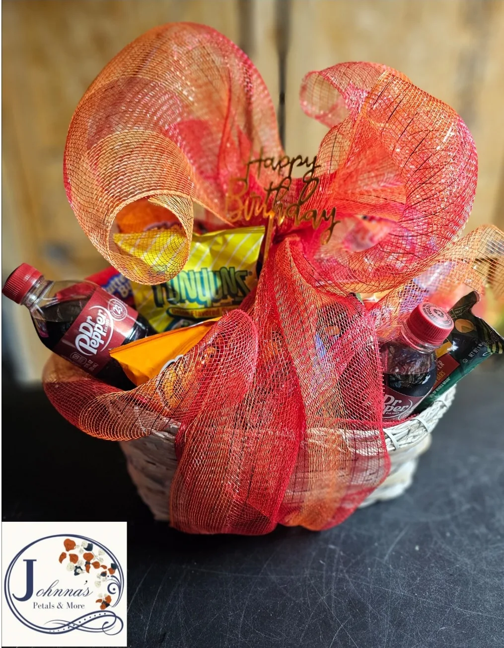 Happy Birthday Snack Basket Happy Birthday Snack Basket