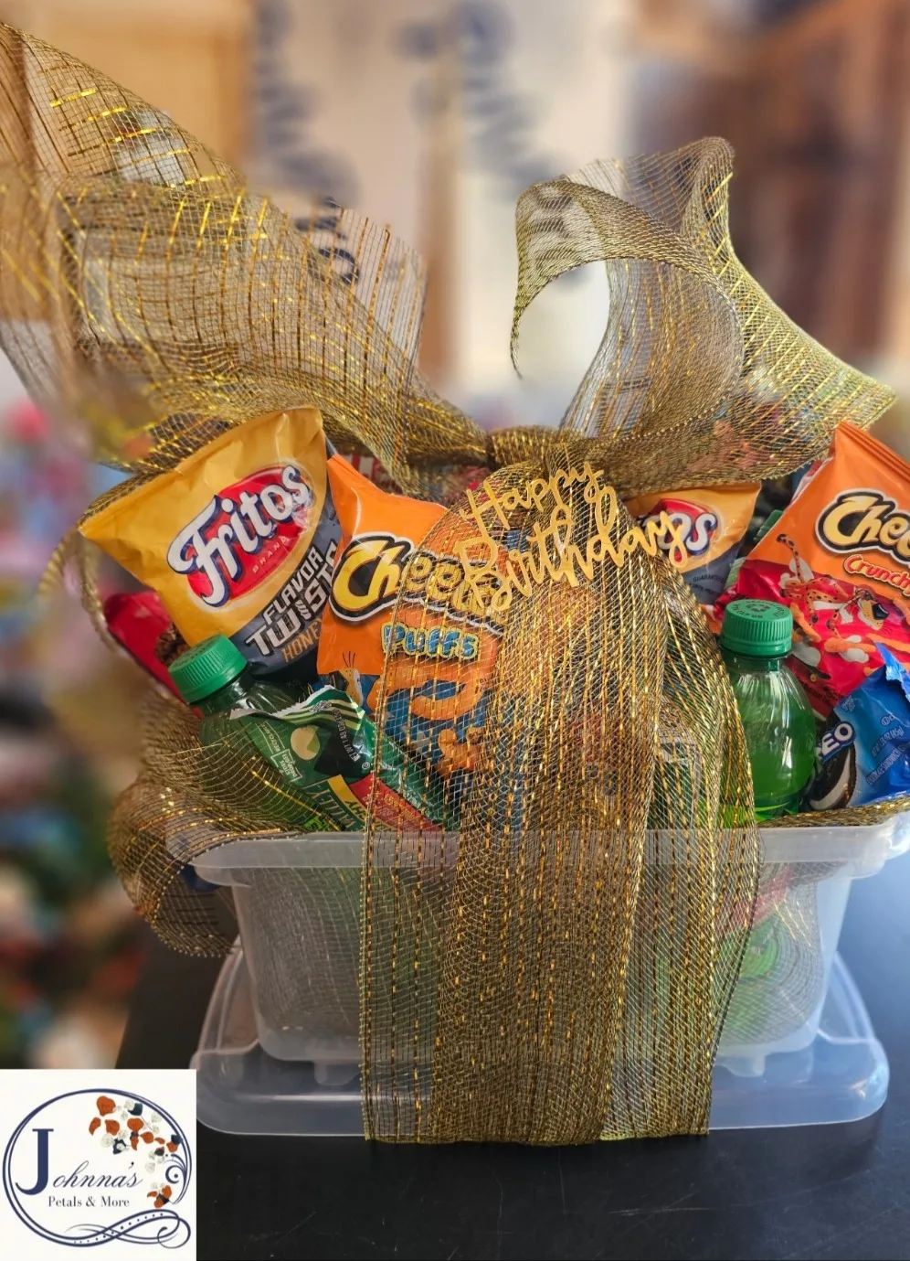 Happy Birthday Snack Basket Happy Birthday Snack Basket
