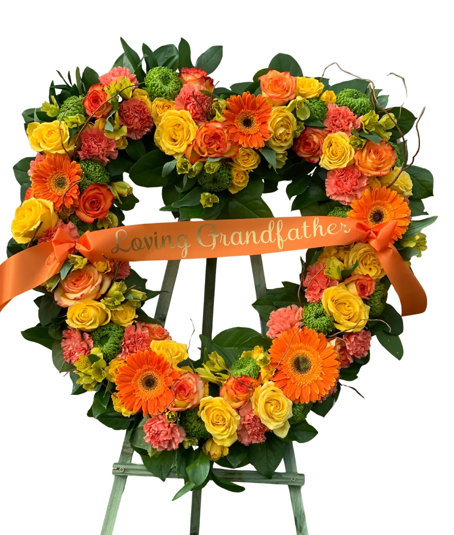 Vibrant Funeral Wreath Vibrant Funeral Wreath