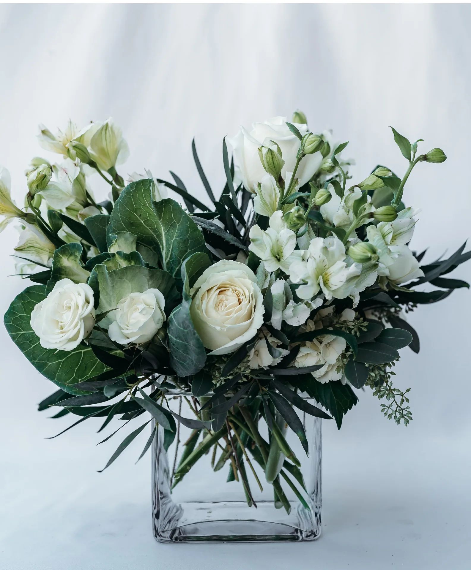 Winter's Whisper Vase Arrangement