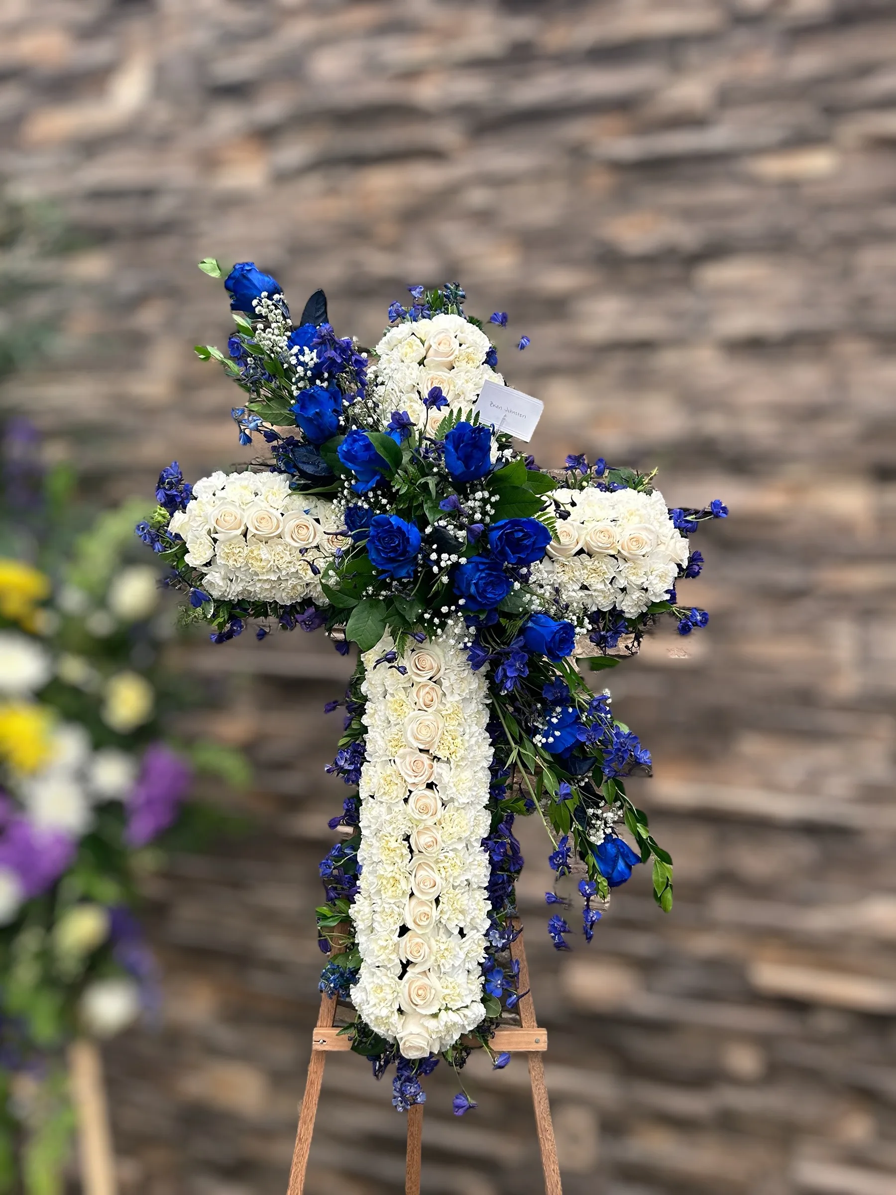 Heavenly Cross Standing Spray Heavenly Cross Standing Spray