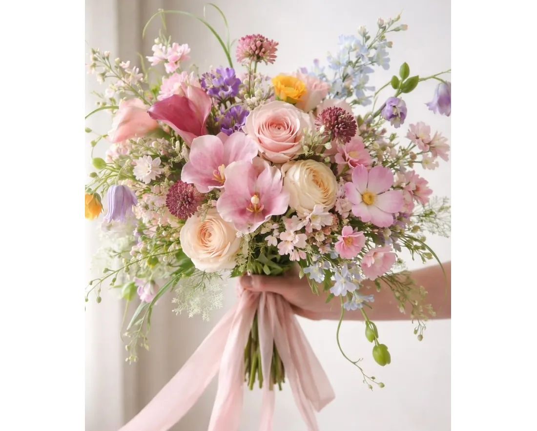 Wild Flower Bridal Bouquet
