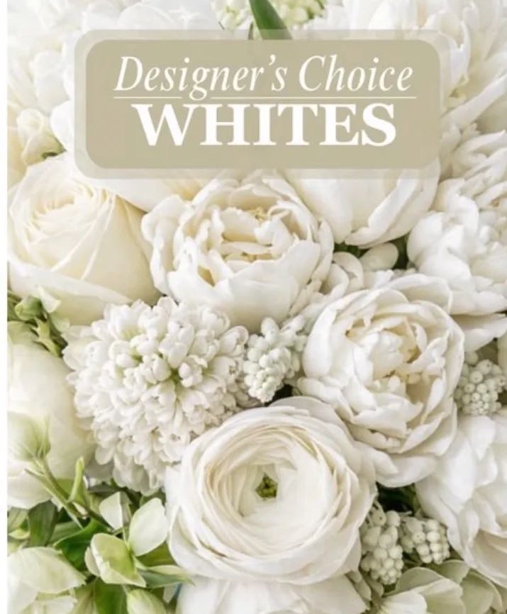 All Wrapped Up In White Designer’s Choice Arrangement