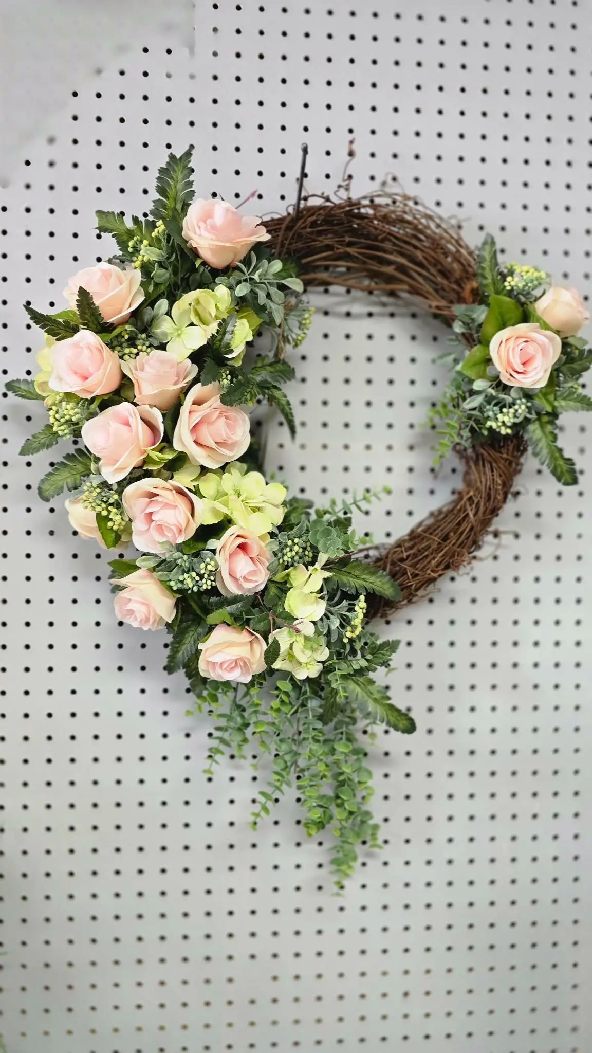 Spring Wreath to match  Multi-Height Candlesticks