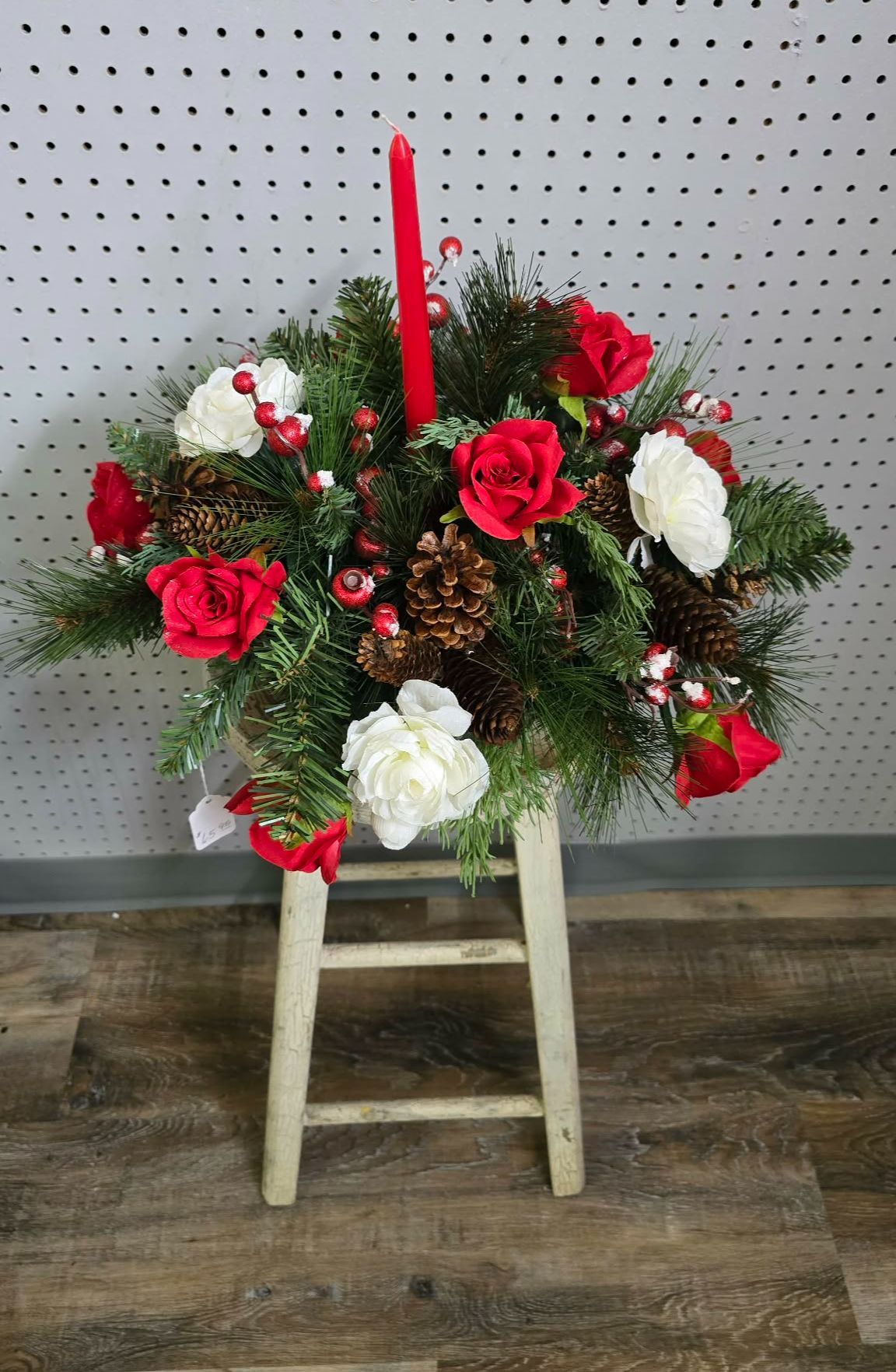 Christmas Center Piece  With Candle