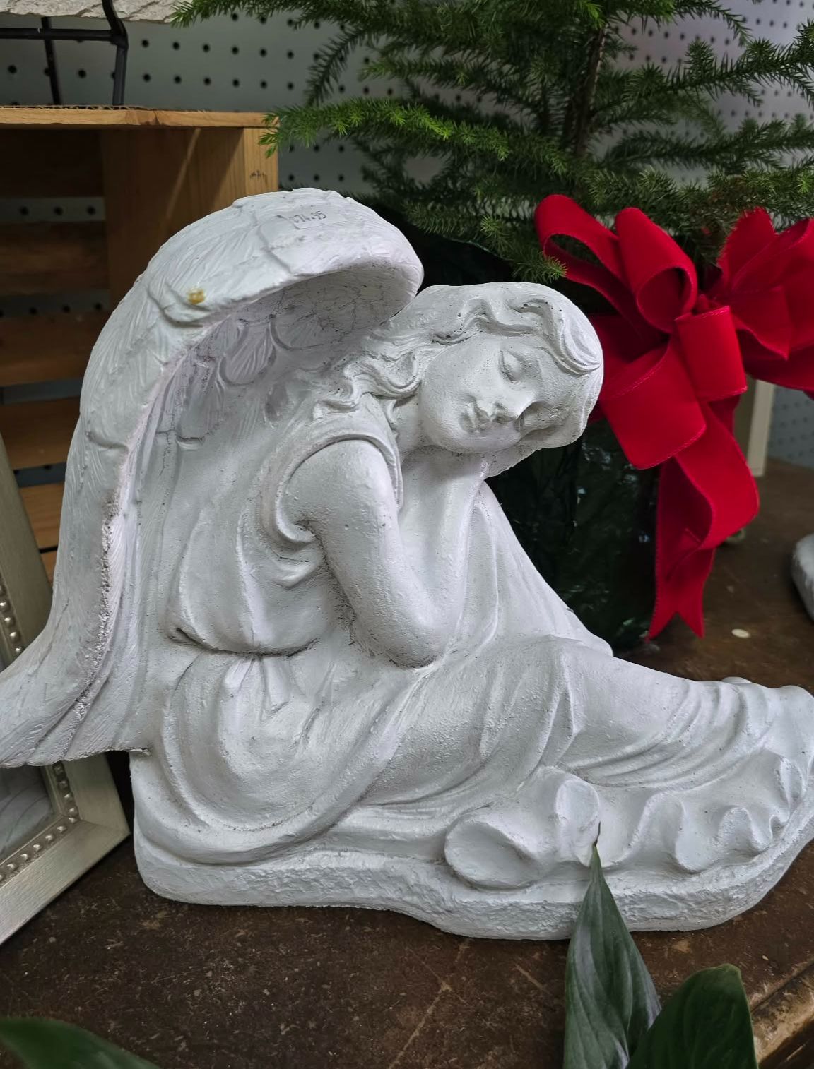 Concrete Sitting Ange Garden Stone