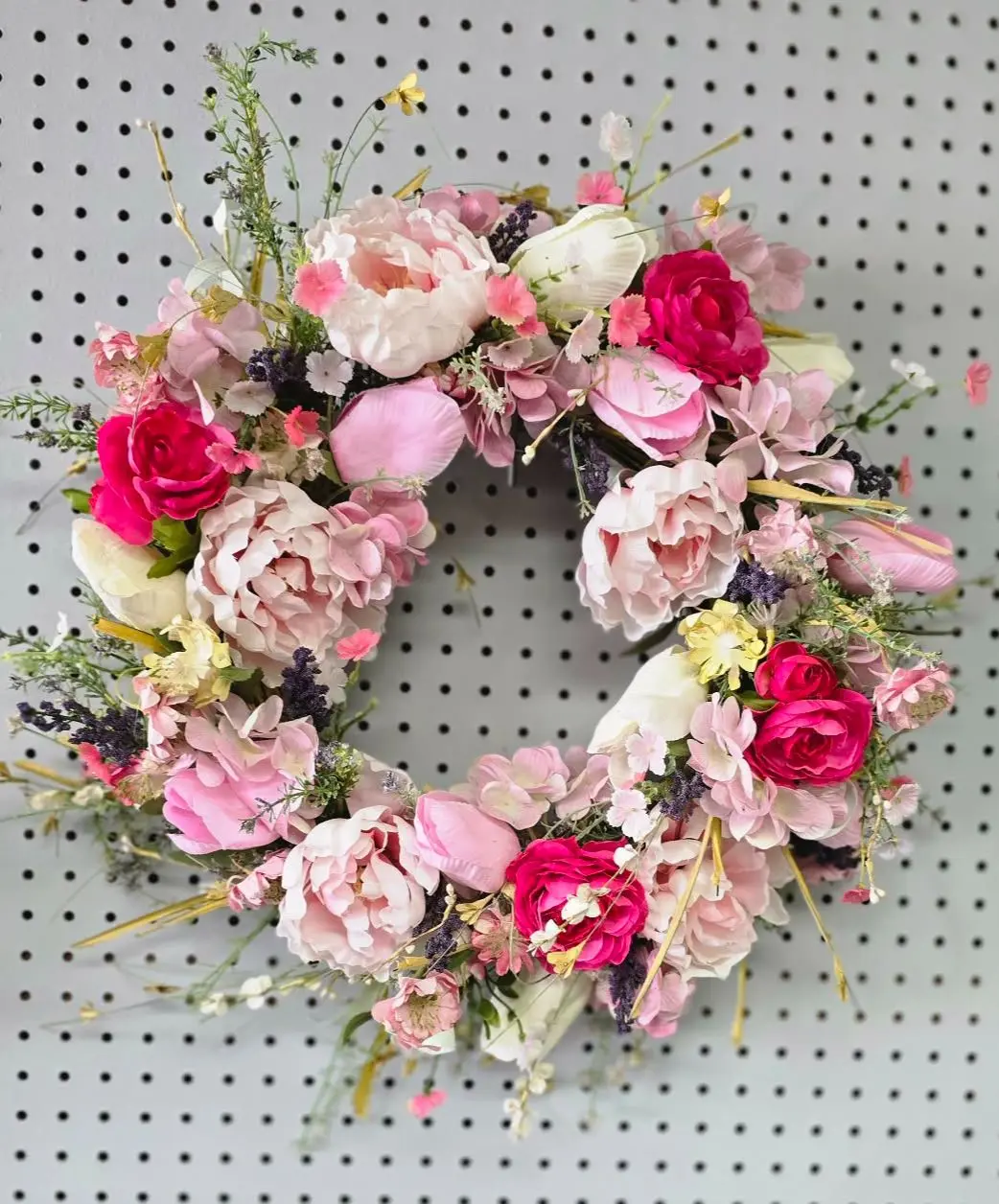 Pink Passion Spring Wreath Pink Passion Spring Wreath