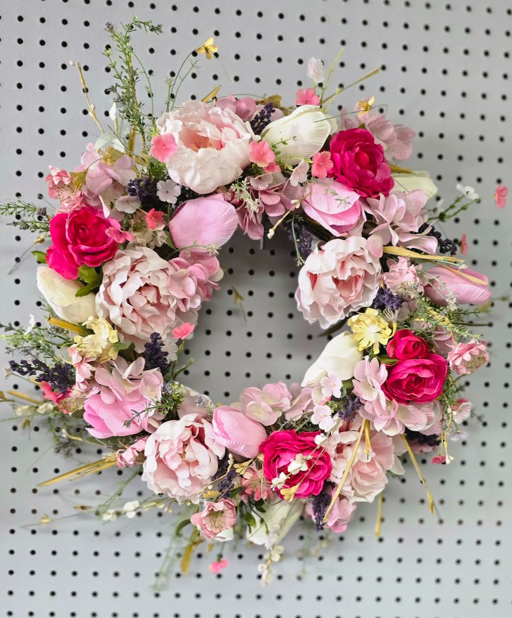 Pink Passion Spring Wreath Pink Passion Spring Wreath