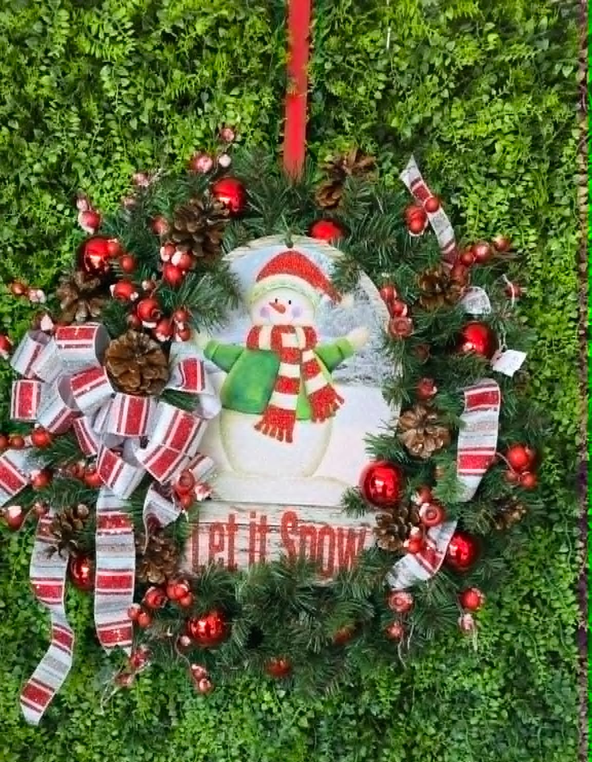 Let it Snow Christmas Wreath Let it Snow Christmas Wreath