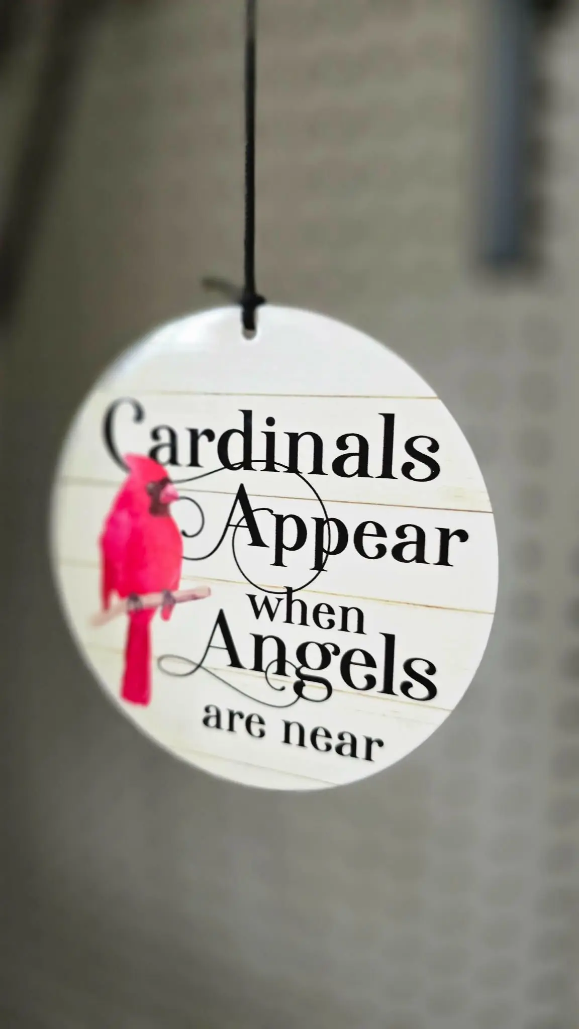 Windchime Cardinals Appear Windchime Cardinals Appear
