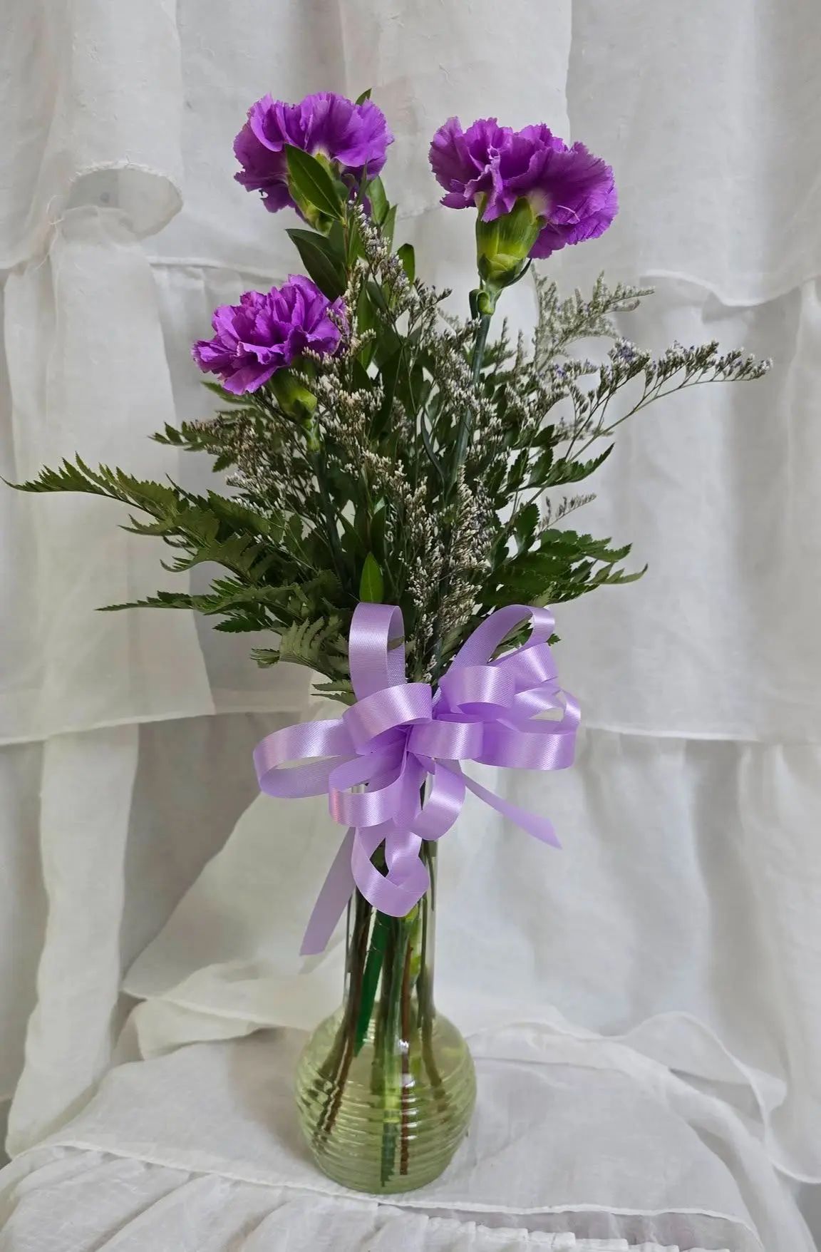 Carnation in Vase 1 - 2 - 3