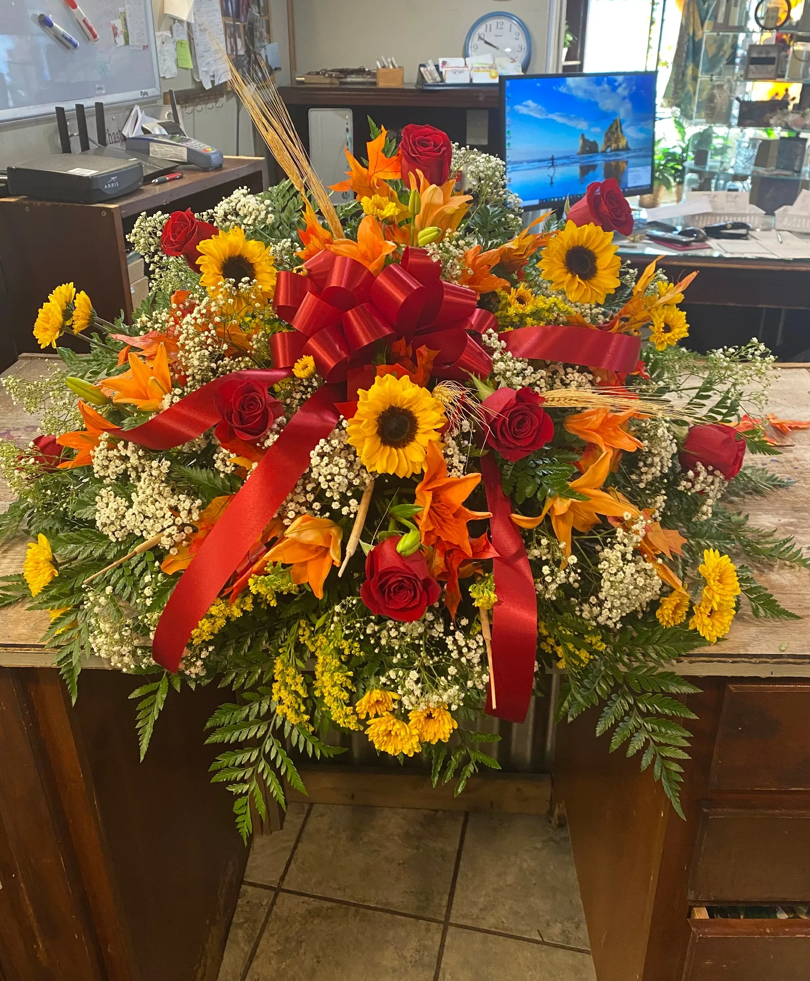 fall spray Designer's Choice fall spray Designer's Choice