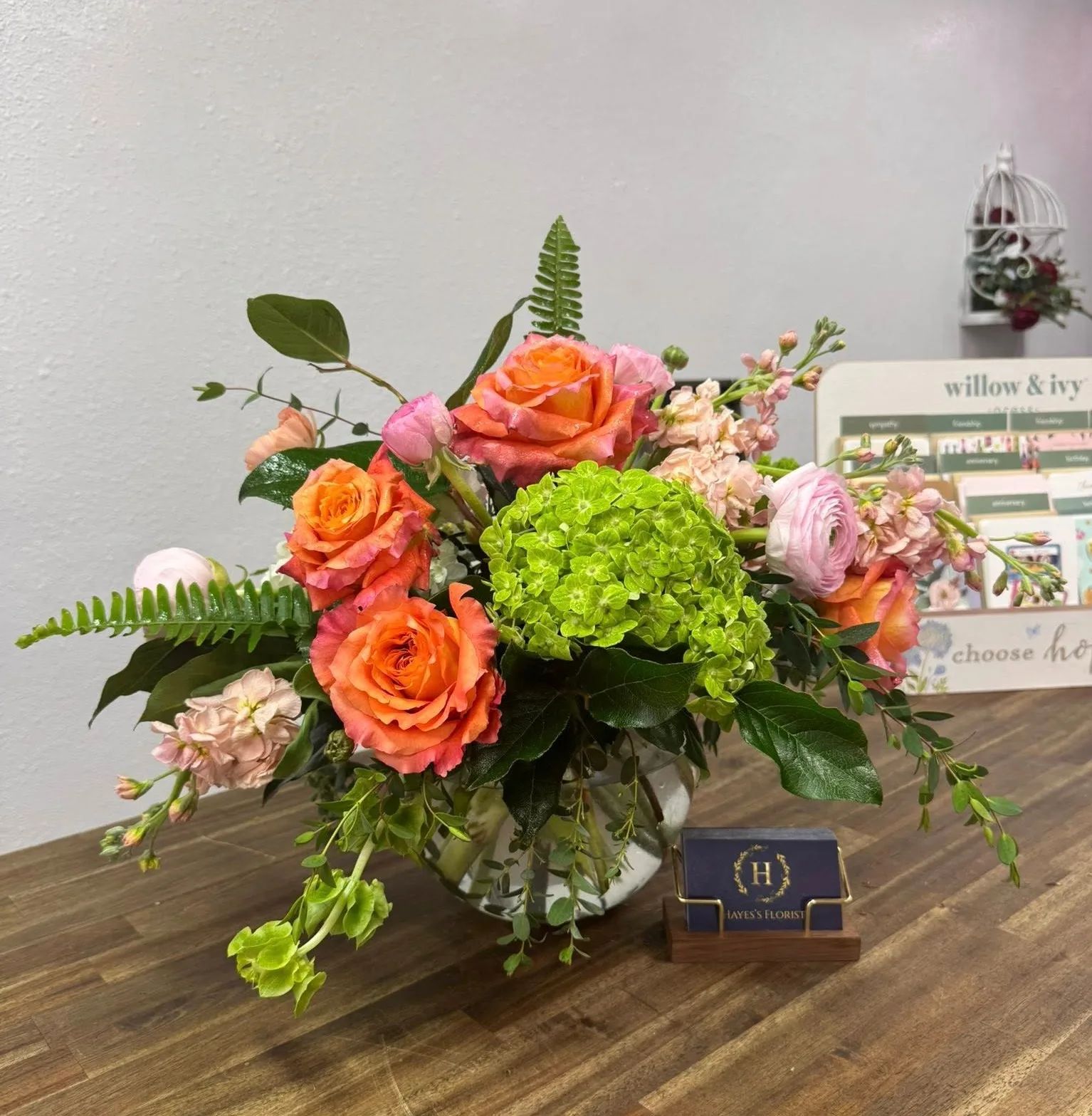 Vibrant Lush Garden Arrangement