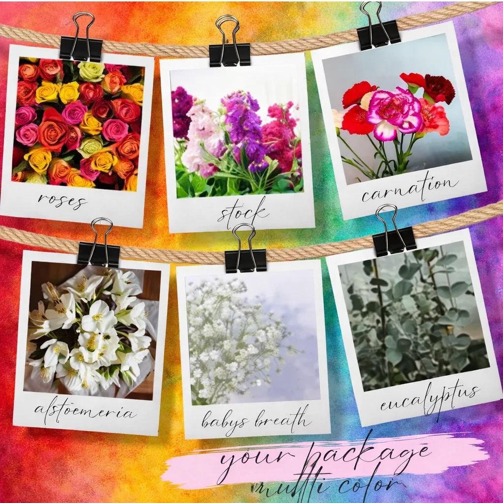 Multi-color Wedding DIY Package Wedding Florals