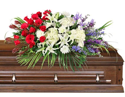 Brave Soldier Casket Spray Brave Soldier Casket Spray