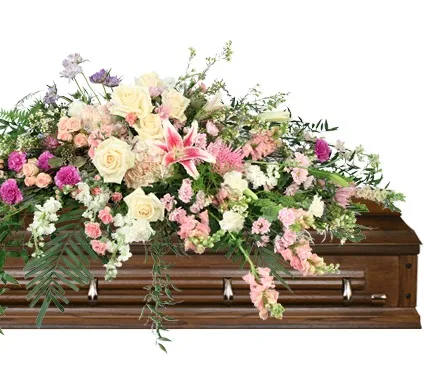 Cascading Calm Casket Spray Cascading Calm Casket Spray