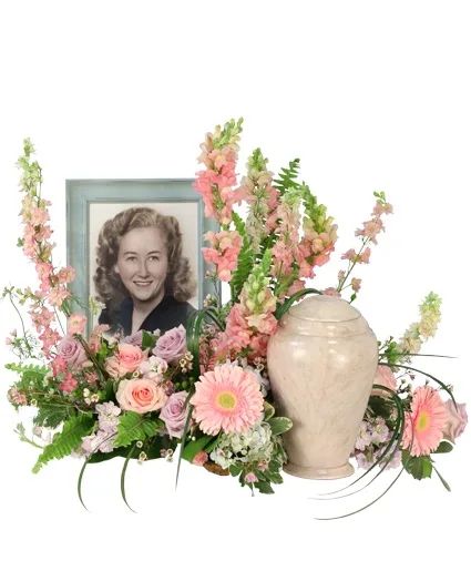 Delicate Remembrance Cremation Flowers