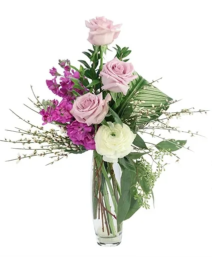 Sweet Cream & Lilac Floral Design Sweet Cream & Lilac Floral Design